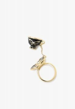 Vendome ACCESSORIES Teacup Ring Black