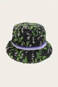 Anna Sui Resort '22 Lily Of The Valley Bucket Hat Black