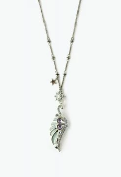 Vendome ACCESSORIES Wing Necklace Black