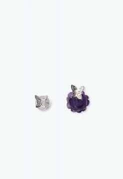 Vendome Rose And Butterfly Earrings ACCESSORIES