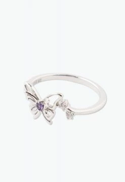 Vendome Ribbon Butterfly Ring Silver ACCESSORIES