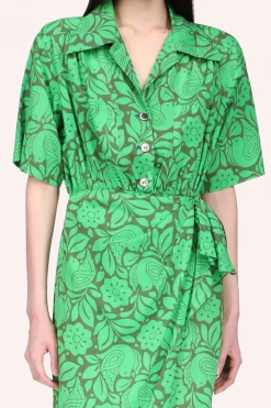 Anna Sui Bird Of Paradise Shirt Dress