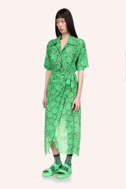 Anna Sui Bird Of Paradise Shirt Dress