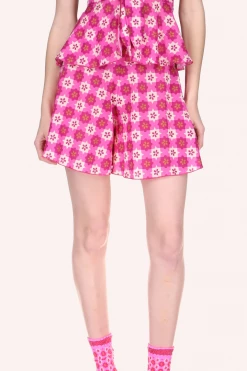 Anna Sui Spring '22 Utopian Gingham Shorts