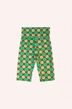 Anna Sui Utopian Gingham Bike Shorts Glo Green Spring '22