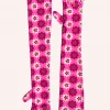 Anna Sui Utopian Gingham Gloves Neon Pink Spring '22