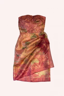 Anna Sui Spring '22 Tropical Paradise Sarong Dress 8 Anna Sui Spring '22 Tropical Paradise Sarong Dress