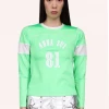 Anna Sui Spring '22 Neon Spandex Football Jersey