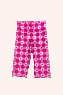 Anna Sui Utopian Gingham Bike Shorts Neon Pink