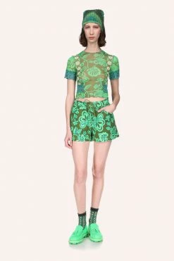 Anna Sui Tropical Havana Shorts Spring '22