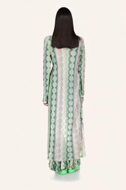 Anna Sui Wave Rider Knit Maxi Cardigan
