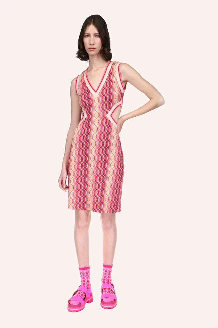 Anna Sui Wave Rider Knit Cutout Dress Spring '22 3 Anna Sui Wave Rider Knit Cutout Dress Spring '22
