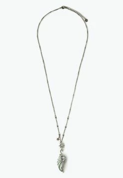 Vendome ACCESSORIES Wing Necklace Black