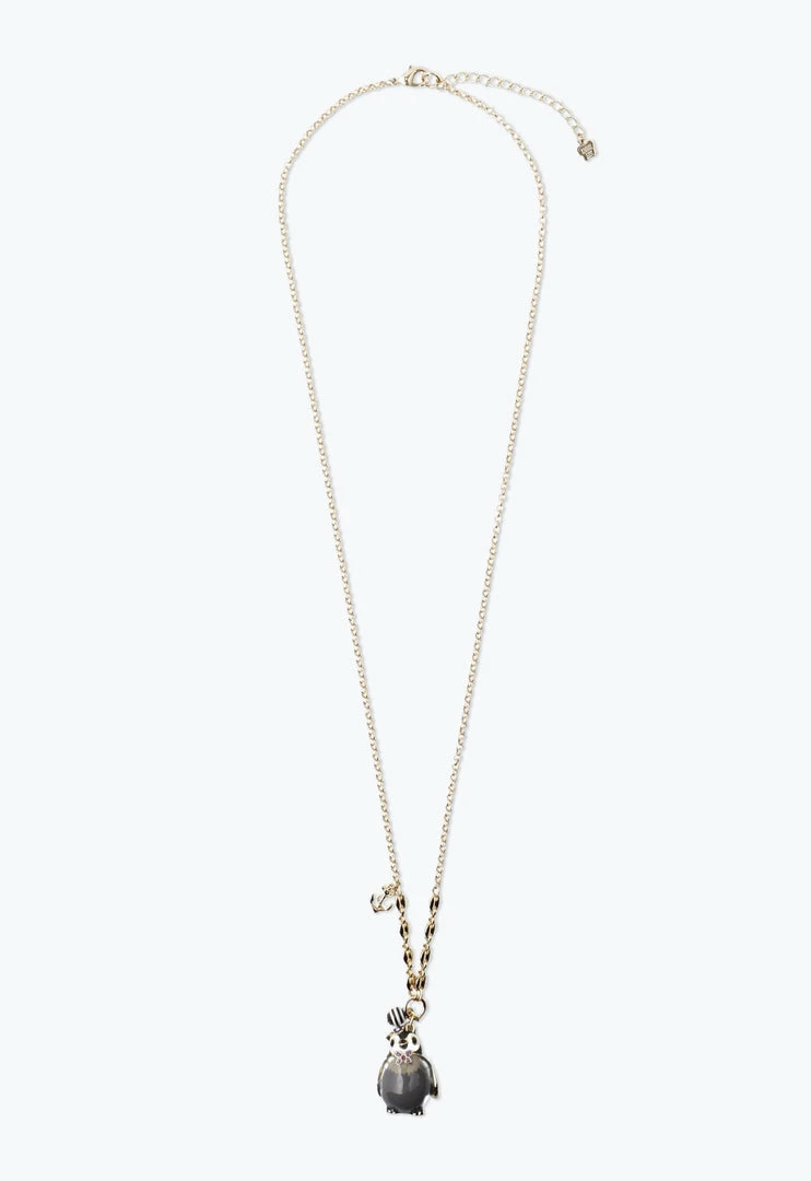 Vendome Penguin Necklace <br> Black ACCESSORIES 4 Vendome Penguin Necklace Black ACCESSORIES