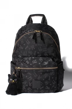 Kuipo Anna Sui Monogram Backpack Black ACCESSORIES