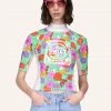 Anna Sui Spring '22 Beckoning Blossoms Surf Top <br> Marigold 1 Anna Sui Spring '22 Beckoning Blossoms Surf Top Marigold