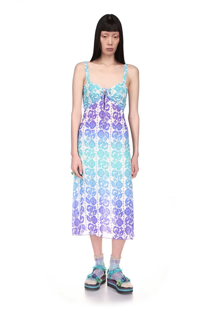 Anna Sui Radiant Ombre Slip Dress 4 Anna Sui Radiant Ombre Slip Dress