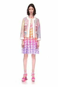 Anna Sui Kaleidoscope Terry Tweed Jacket Spring '22