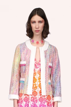 Anna Sui Kaleidoscope Terry Tweed Jacket Spring '22