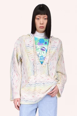 Anna Sui Spring '22 Shangri-La Knit Hoodie