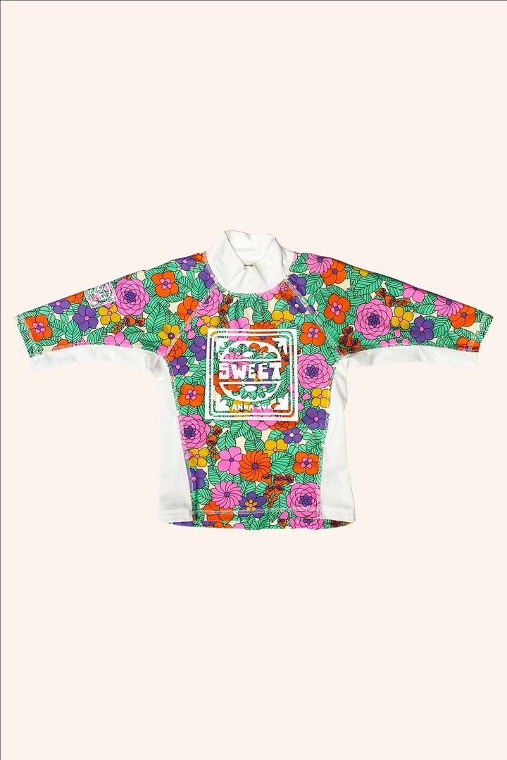 Anna Sui Spring '22 Beckoning Blossoms Surf Top <br> Marigold 9 Anna Sui Spring '22 Beckoning Blossoms Surf Top Marigold