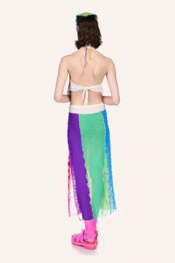 Anna Sui Spring '22 Enchanting Eyelet Halter Top