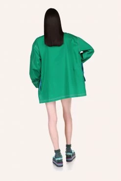 Anna Sui Colorblock Denim Chore Jacket