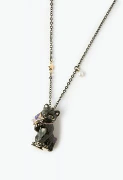 Vendome Cat Necklace Black ACCESSORIES