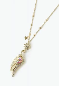 Vendome Wing Necklace Gold ACCESSORIES