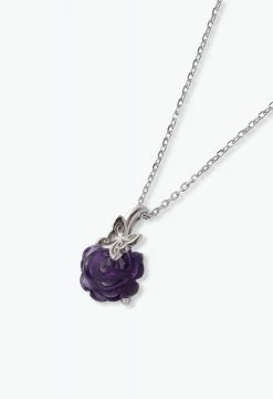 Vendome ACCESSORIES Rose And Butterfly Necklace