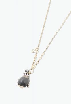 Vendome Penguin Necklace <br> Black ACCESSORIES 9 Vendome Penguin Necklace Black ACCESSORIES
