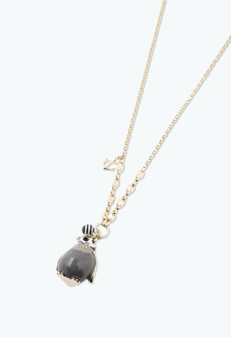 Vendome Penguin Necklace <br> Black ACCESSORIES 5 Vendome Penguin Necklace Black ACCESSORIES