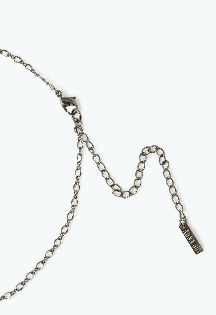 Vendome Butterfly Necklace <br> Black 6 Vendome Butterfly Necklace Black