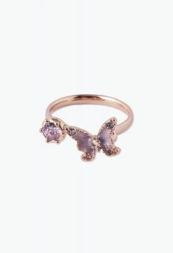 Vendome Butterfly Ring Purple ACCESSORIES