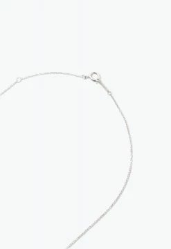 Vendome Ribbon Butterfly Necklace Silver