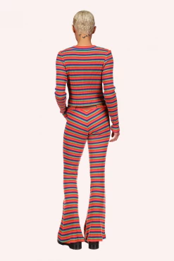 Anna Sui Rainbow Stripe Sweater