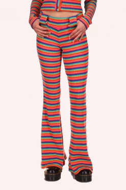 Anna Sui Rainbow Stripe Pants