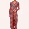 Anna Sui Rainbow Stripe Dress Rainbow