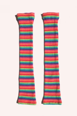 Anna Sui Rainbow Stripe Gloves Rainbow Summer '22