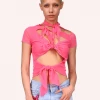 Anna Sui The Devon Top <br> Pink Summer '22 2 Anna Sui The Devon Top Pink Summer '22