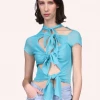 Anna Sui The Devon Top <br> Seafoam Summer '22 1 Anna Sui The Devon Top Seafoam Summer '22