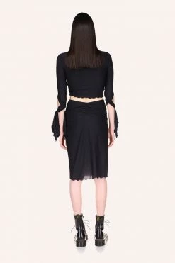 Anna Sui The Gisele Skirt Black Summer '22
