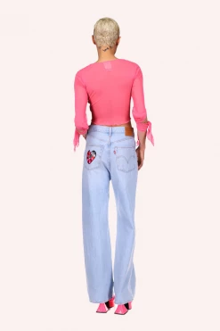 Anna Sui Summer '22 The Gisele Top Pink