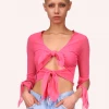 Anna Sui Summer '22 The Gisele Top Pink