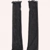 Anna Sui Summer '22 Grunge Gloves Black