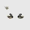 Vendome Swan Earrings And Ear Cuff Set ACCESSORIES