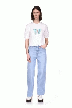 Anna Sui Spring '22 Deco Butterfly Tee