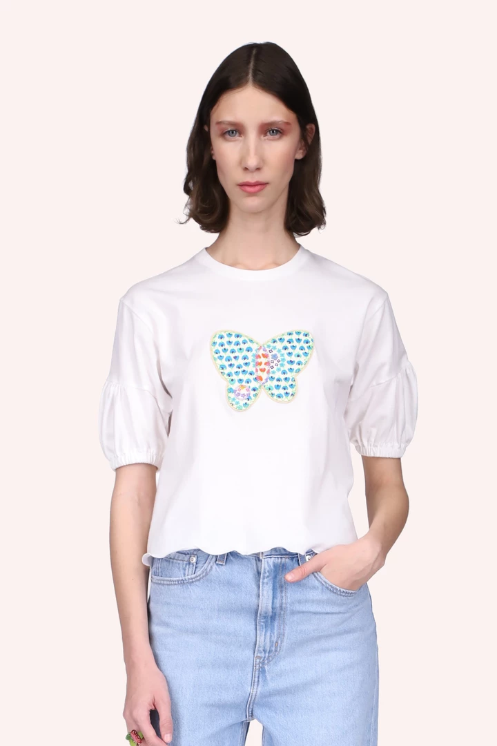 Anna Sui Spring '22 Deco Butterfly Tee 3 Anna Sui Spring '22 Deco Butterfly Tee