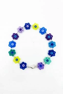 Anna Sui Daisy Chain Anklet Blue Resort '22