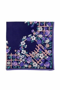 Blooming Flower Border Handkerchief ACCESSORIES